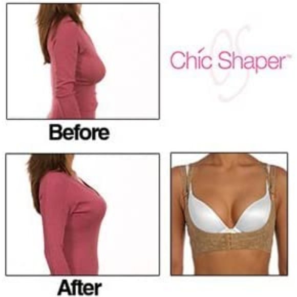 Chic Shaper Perfect Posture Lift Large Push-Up Bra - Picture 2 of 4